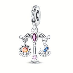 TAROT JUSTICE BRACELET CHARM-FITS ON PANDORA & OTHERS-NEW